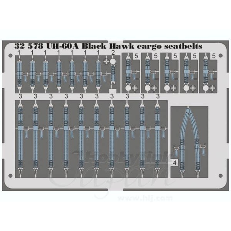1/35 UH-60A Cargo Seatbelts (for Academy/Italeri)