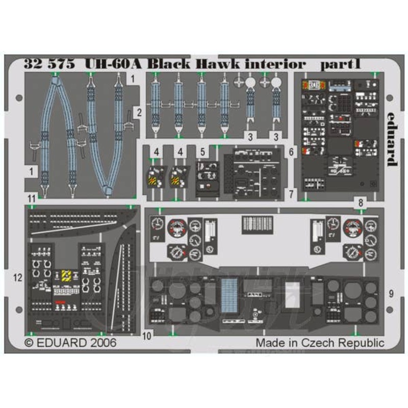 1/35 UH-60A interior (for Academy/Italeri)