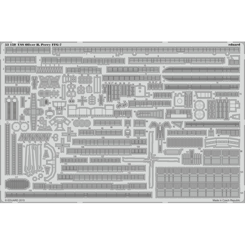 1/350 USS Oliver H. Perry Ffg-7 (for Academy)