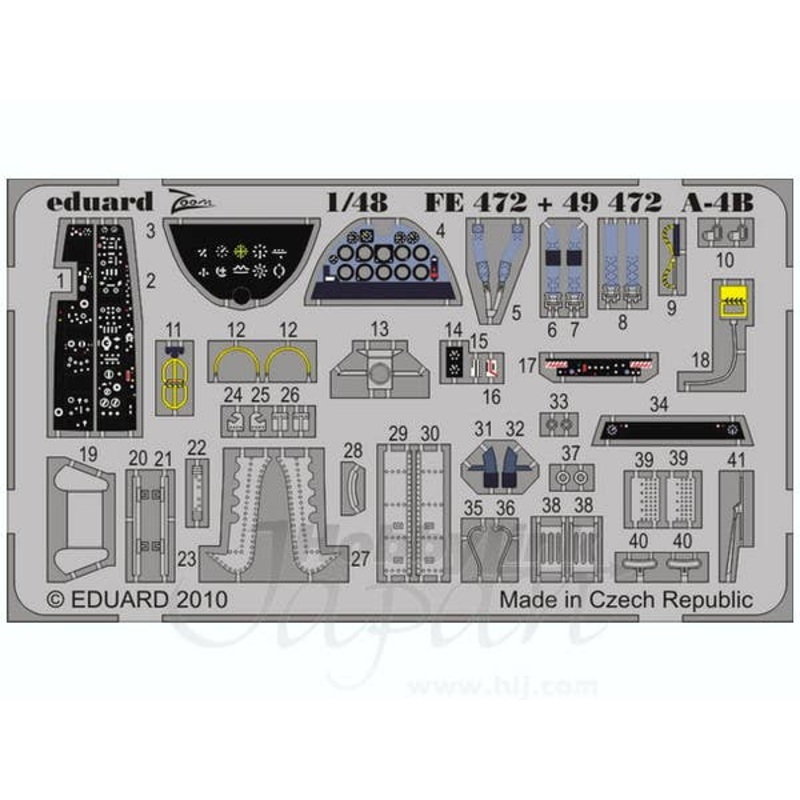 1/48 A-4B Self-Adhesive (for Hasegawa) Zoom