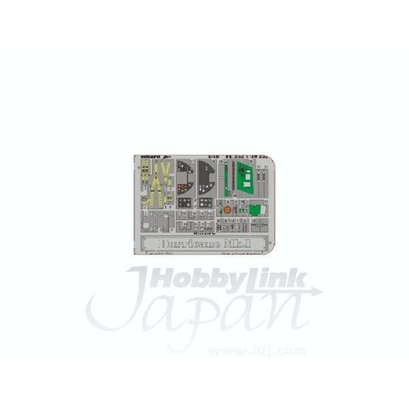 1/48 Hurricane Mk.I Interior Zoom Color PE (for Hasegawa)