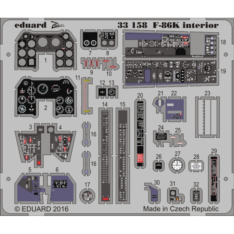 1/32 F-86K Interior (Kitty Hawk)