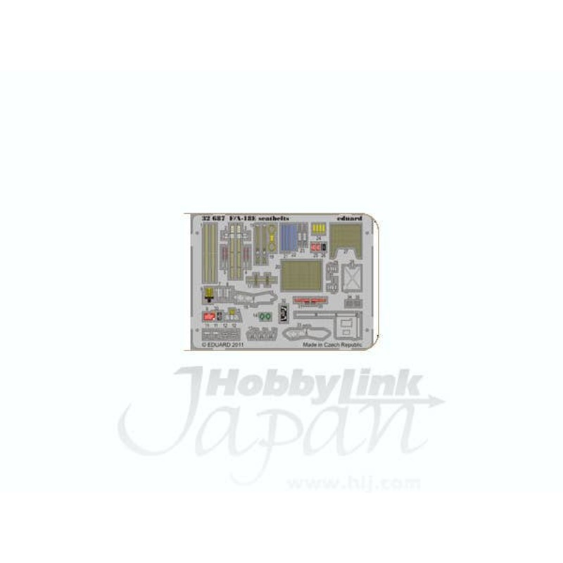 1/32 F/A-18E Seatbelts (for Trumpeter)
