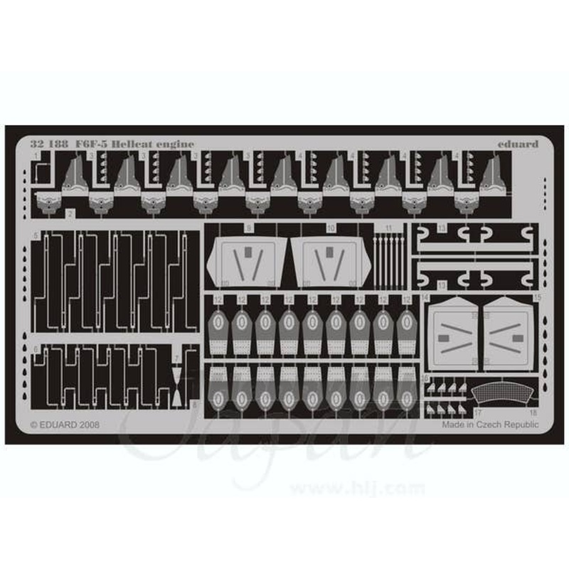 1/32 F6F-5 engine (for Trumpeter)