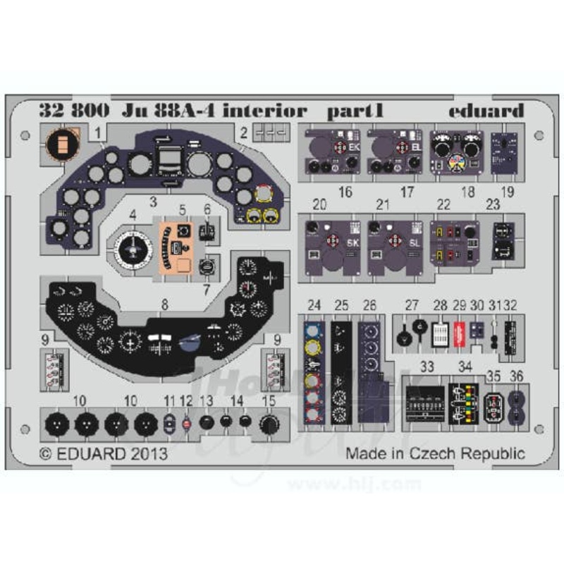 1/32 Ju 88A-4 Interior S.A. (for Revell)