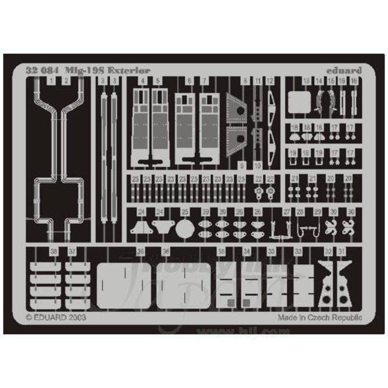 1/32 MiG-19S Exterior (for Trumpeter)