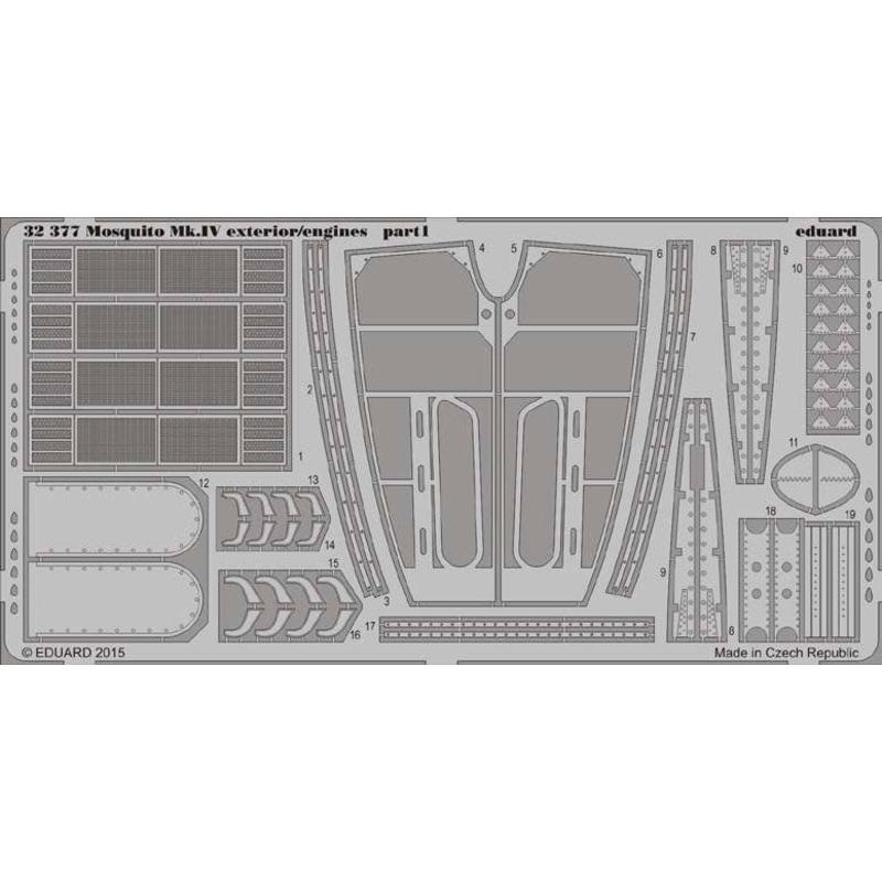 1/32 Mosquito Mk.IV Exterior/Engines (for HKM)