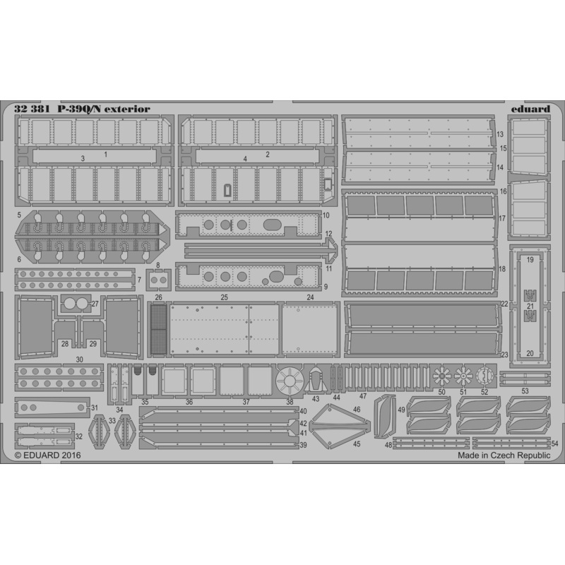 1/32 P-39Q/N Exterior (for Kittyhawk)