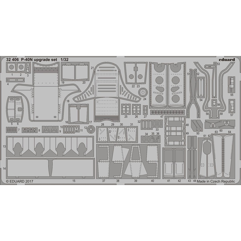 1/32 P-40N Upgrade Set (for Eduard & Hasegawa)
