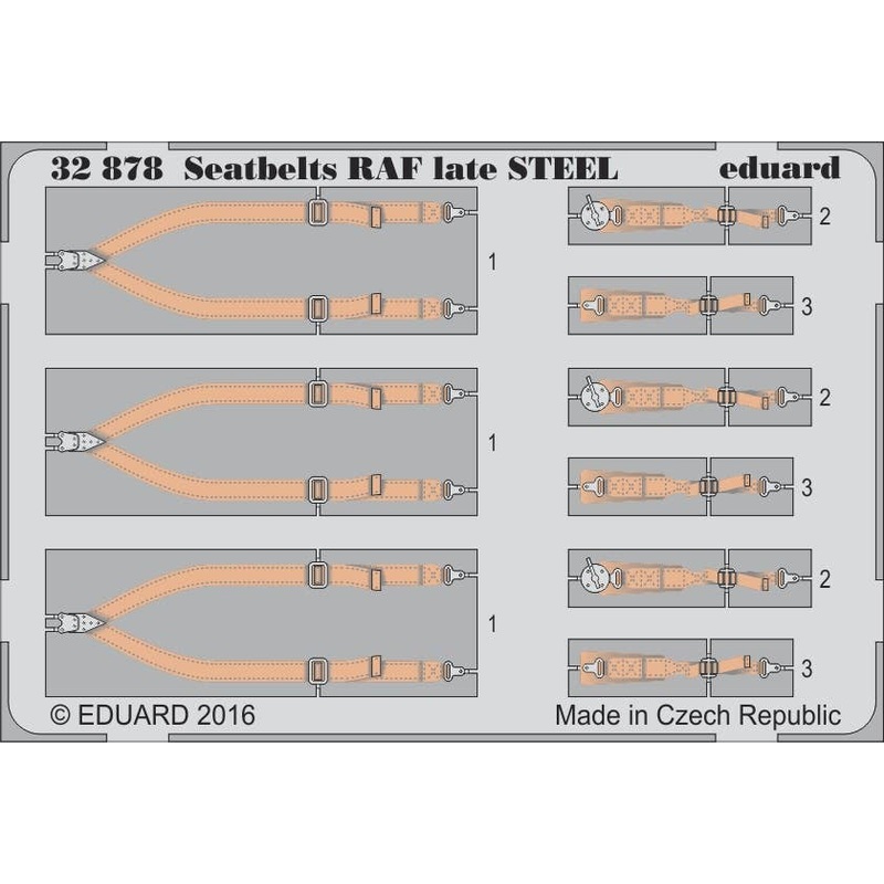 1/32 Seatbelts RAF Late Steel