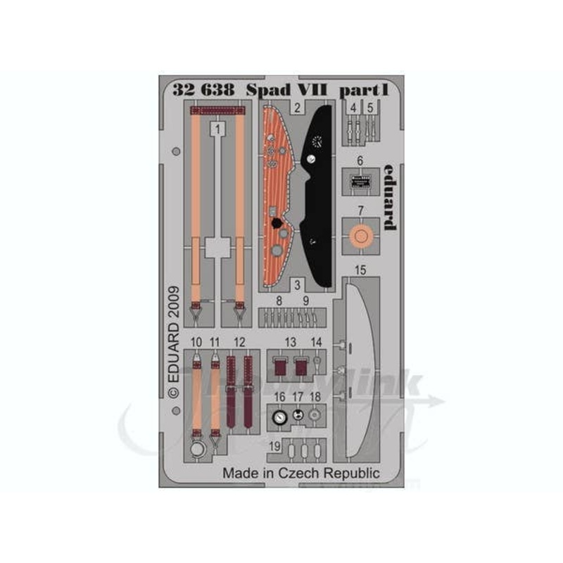 1/32 Spad VII Self-Adhesive (for Roden)