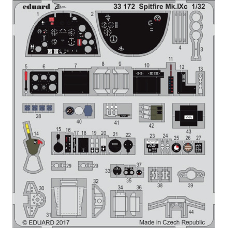 1/32 Spitfire Mk.IXc Zoom Photo-Etched Parts (for Revell)