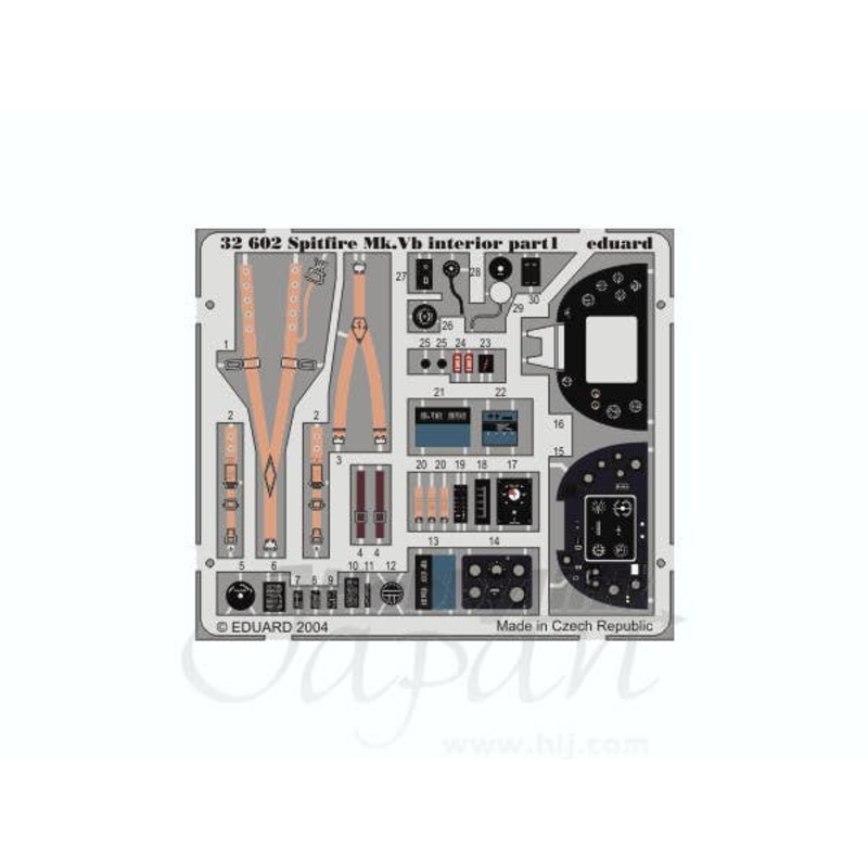 1/32 Spitfire Mk. Vb interior S.A. (for Hasegawa)