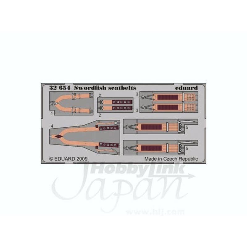 1/32 Swordfish Seatbelts PE Set (for Trumpeter)