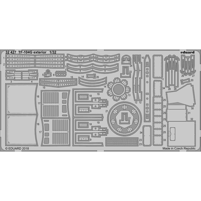 1/32 TF-104G Exterior (for Italeri)