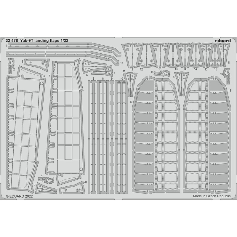 1/32 Yak-9T landing flaps