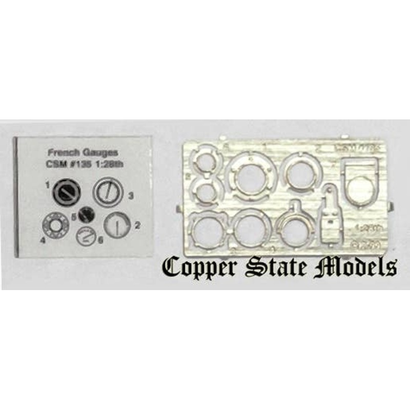 1/28 French, Russian Instrument Gauge Set