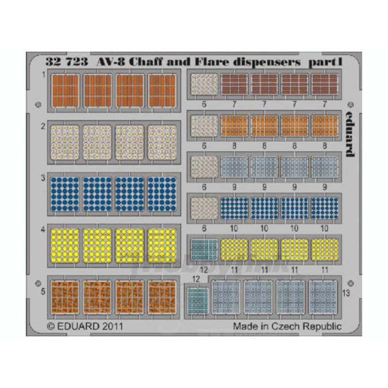 1/32 AV-8 Harrier Chaff and Flare Dispensers (for Trumpeter)