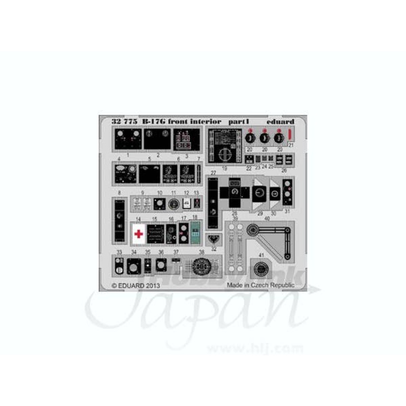1/32 B-17G Front InterIor S.A. (for HK Models)