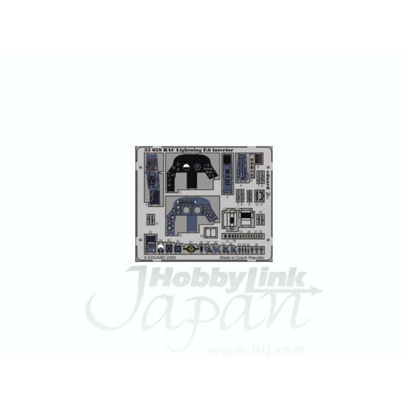 1/32 BAC Lightning F.6 Dashboard PE Set S.A. (for Trumpeter)