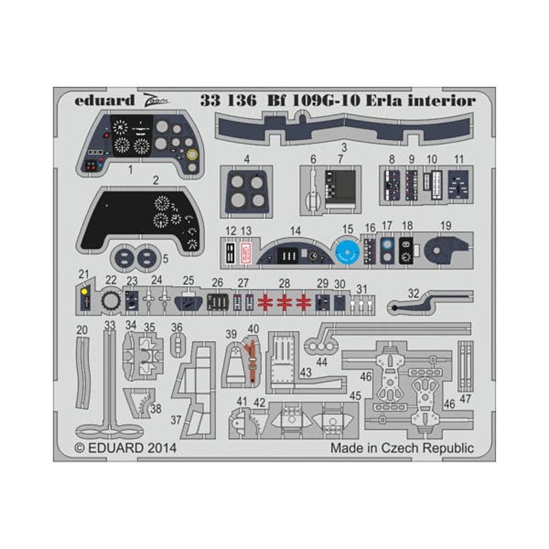 1/32 Bf109 G-10 Erla Interior S.A. (for Revell)
