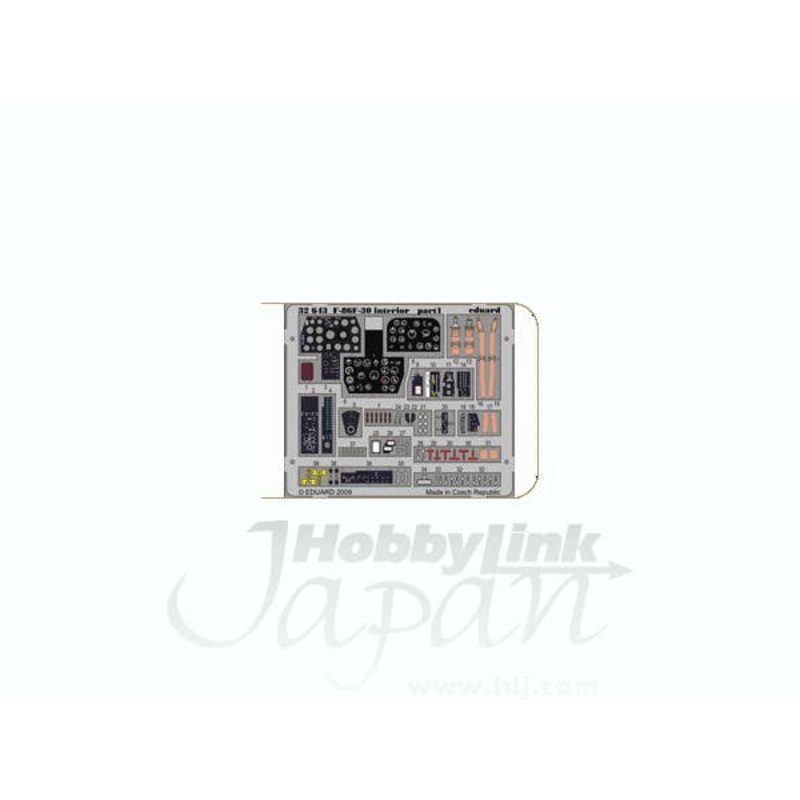 1/32 F-86F-30 Interior  PE Set S.A. (for Kinetic)