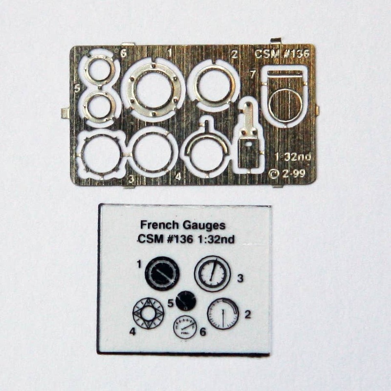 1/32 French/Russian Instrument / Gauge Set