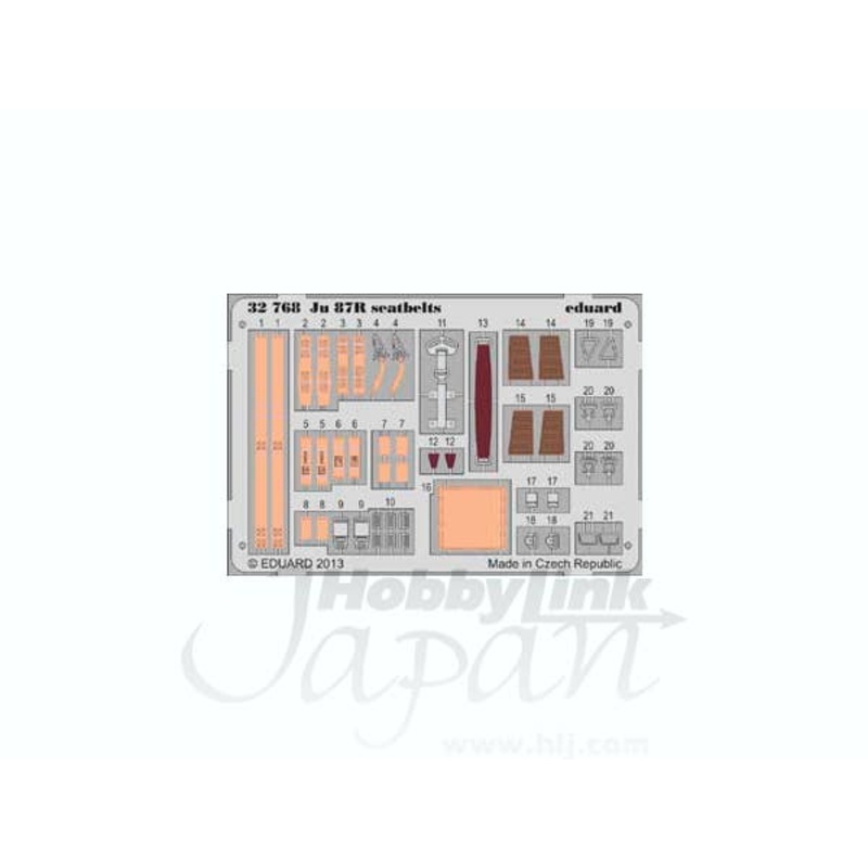 1/32 Ju 87R seatbelts (Trumpeter)