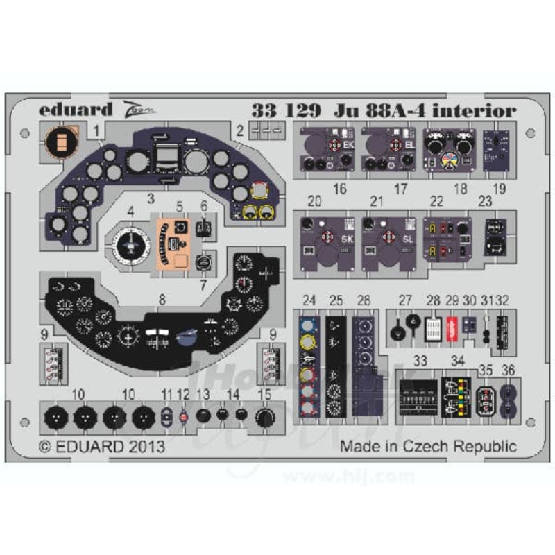 1/32 Ju 88 A-4 Interior S.A. (for Revell)