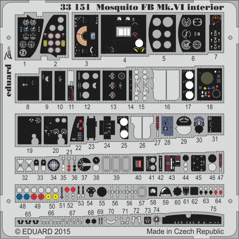 1/32 Mosquito Mk.VI Interior (Tamiya)