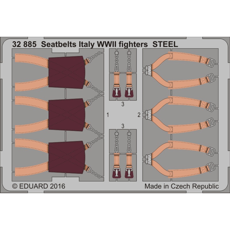 1/32 Seatbelts Italy WWII Fighters Steel