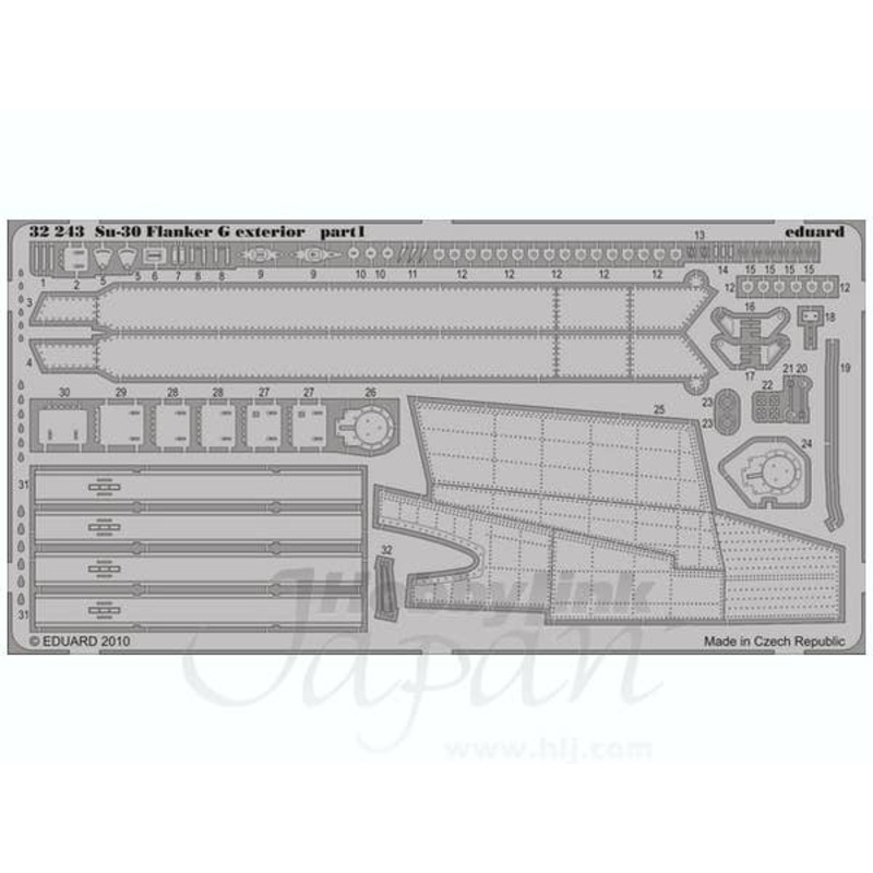 1/32 Su-30 Flanker G Exterior (for Trumpeter)
