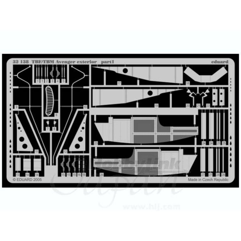 1/32 TBF/TBM Exterior PE Set (for Trumpeter)