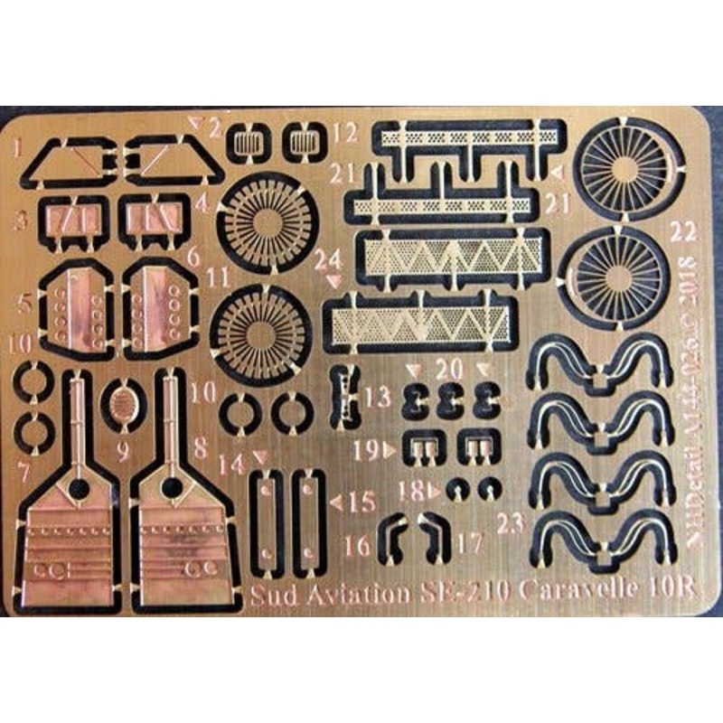1/144 Sud Aviation SE-210 Caravelle 10R Detail Set (for Amodel)
