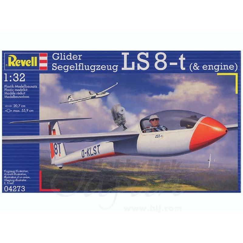 1/32 Glider Segelflugzeug LS8-t (& Engine)
