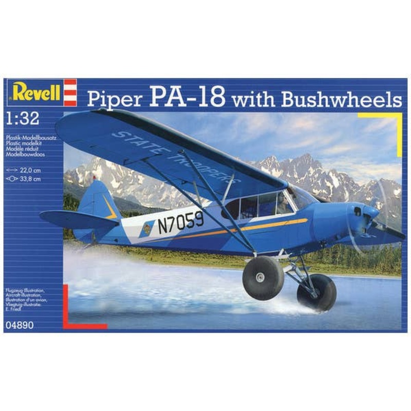 1/32 Piper PA-18 w/Bush Wheel