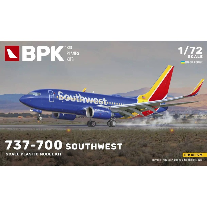 1/72 737-700 Southwest