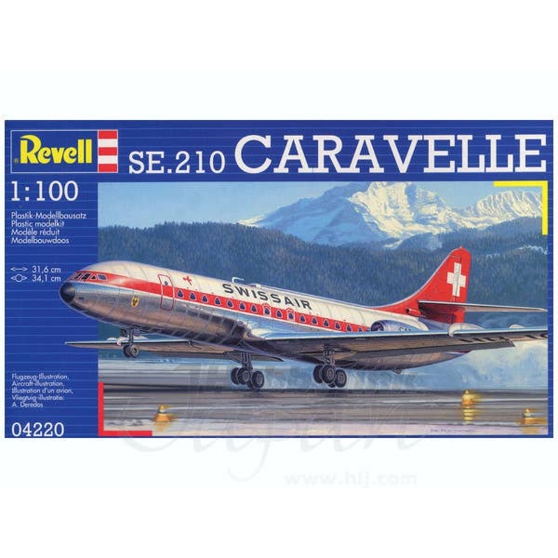 1/100 SE.210 Caravelle Swiss Air