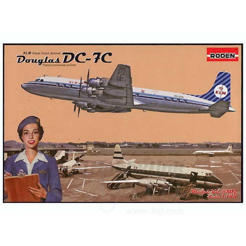 1/144 Douglas DC-7C KLM Royal Dutch Airlines '50s