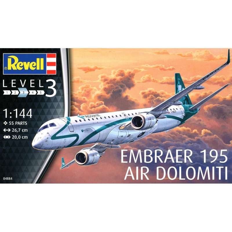 1/144 Embraer 195 AIR DOLOMITI ERJ-195