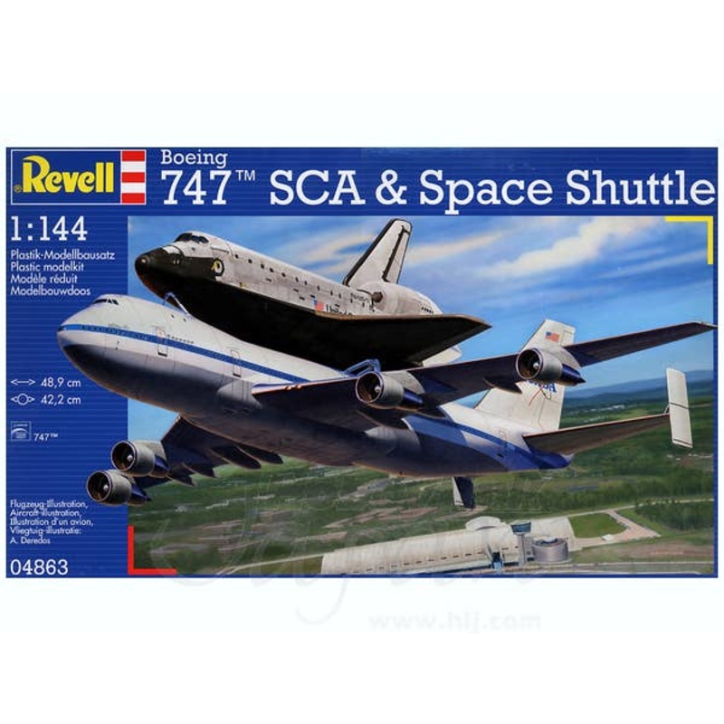 1/144 Shuttle & B747