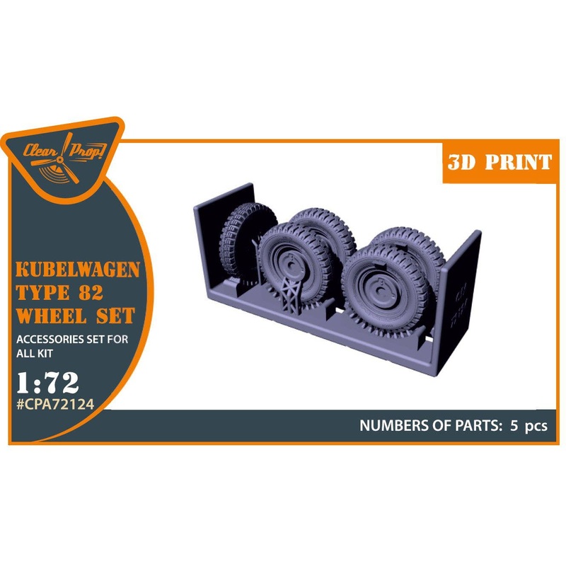 1/72 Kubelwagen type 82 Wheel set