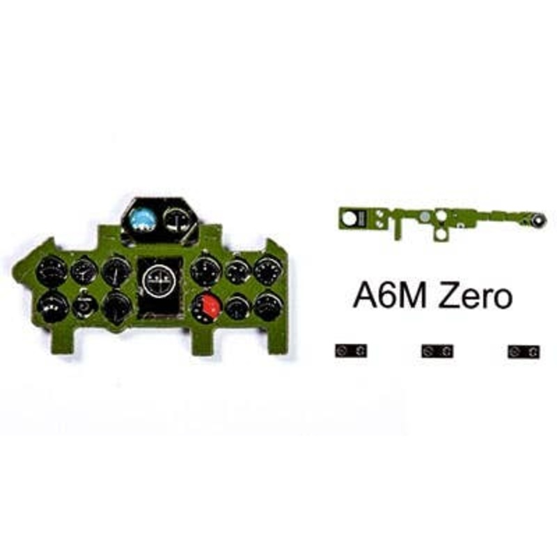 1/72 A6M3 Zero Fighter Type 32 Mitsubishi Color Colored Instrument Panel Tamiya Etc.