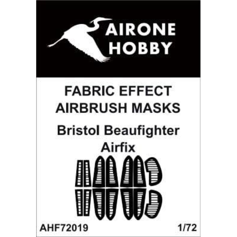 1/72 Bristol Beaufighter Fabric Effect Airbrush Mask (for Airfix)