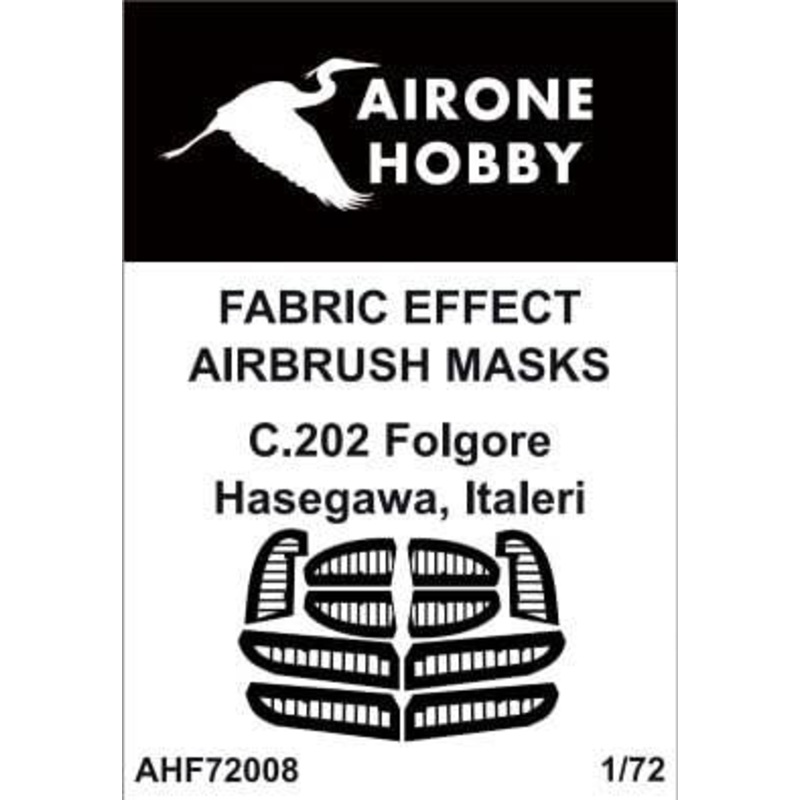 1/72 C.202 Folgore Fabric Effect Airbrush Mask (for Hasegawa)