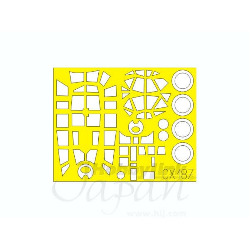 1/72 Do 215 Die-Cut Flexible Mask (for ICM)