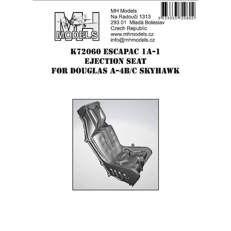 1/72 ESCAPAC 1A-1 Ejection Seat for Douglas A-4B/C Skyhawk