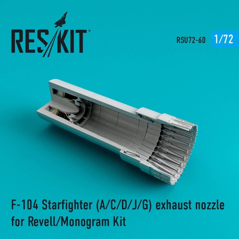 1/72 F-104 Starfighter (A/C/D/J/G) Exhaust Nozzle (for Revell/Monogram)