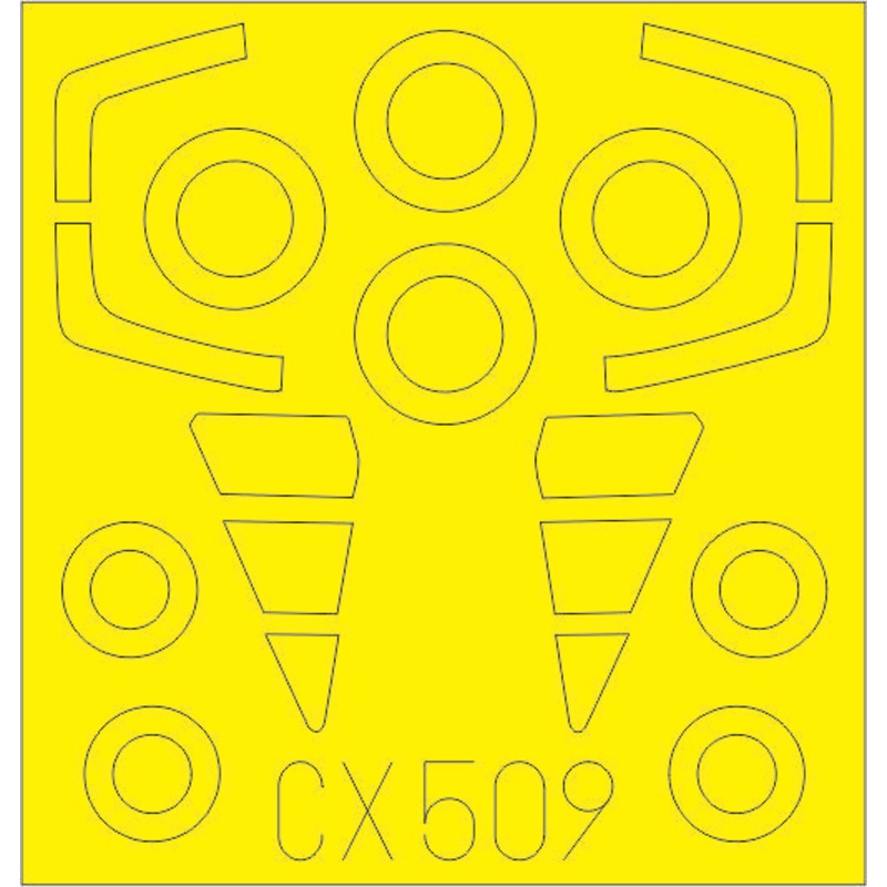 1/72 F-106A Masking Seal (for Trumpeter)