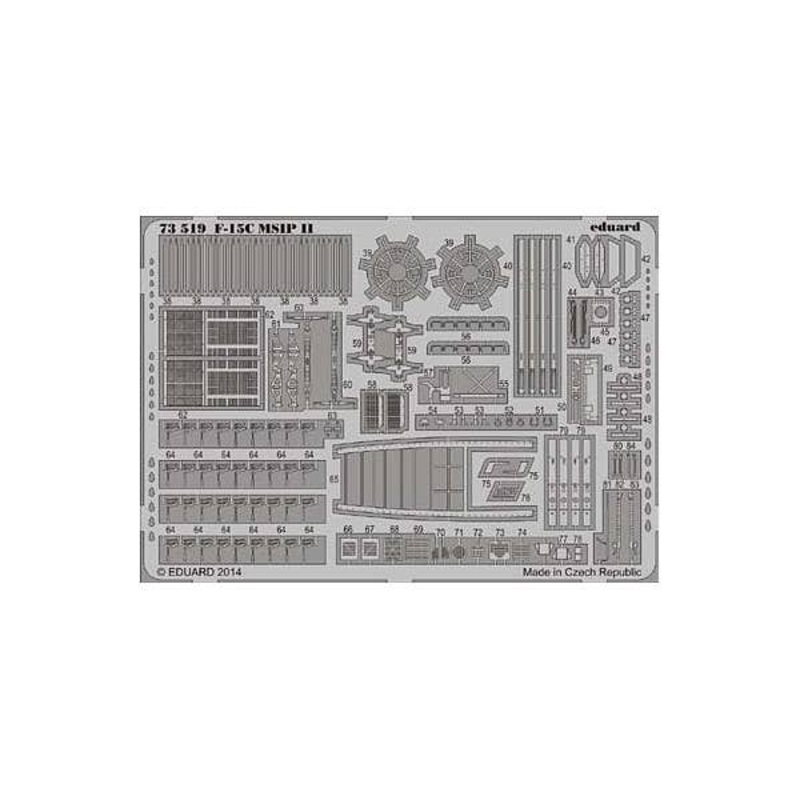 1/72 F-15C MSIP II Interior S.A. (for Academy)